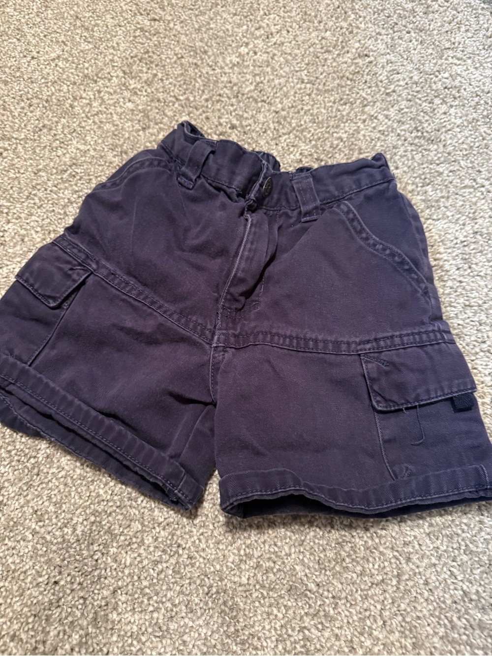Cherokee Dark Navy Cargo Shorts with Flap Pockets